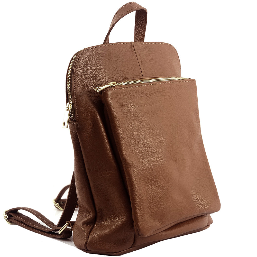 Ghita Italian Leather Backpack - Made In Italy