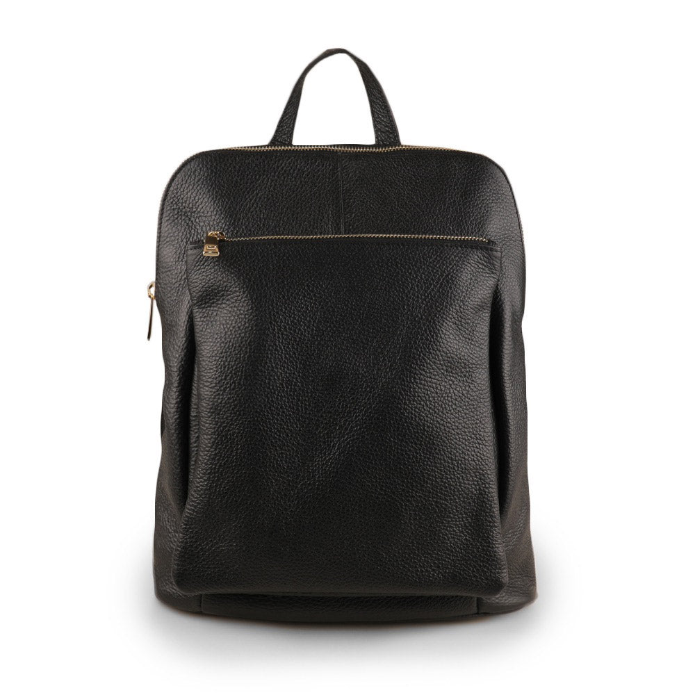 Ghita Italian Leather Backpack - Made In Italy