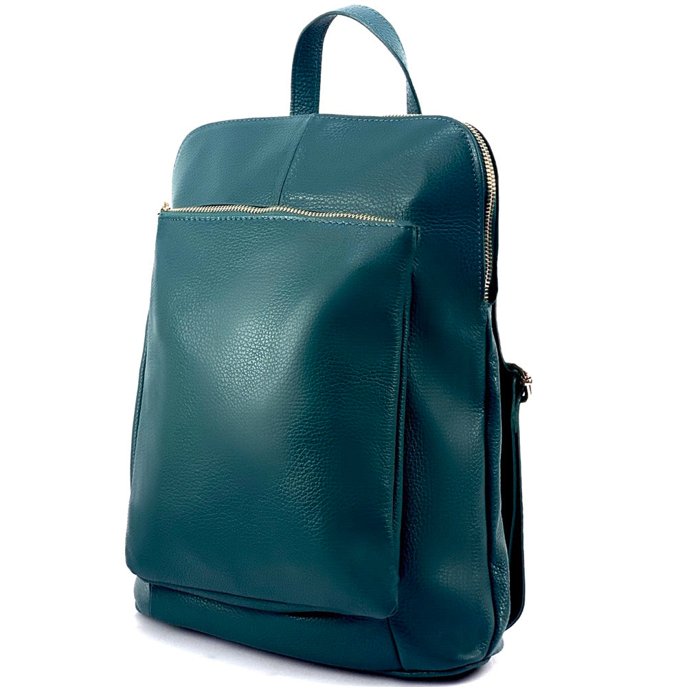 Ghita Italian Leather Backpack - Made In Italy