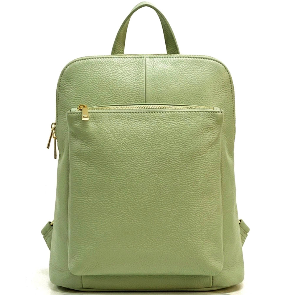 Ghita Italian Leather Backpack - Made In Italy