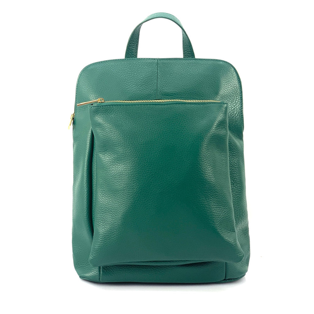 Ghita Small Italian Leather Backpack - made in Italy