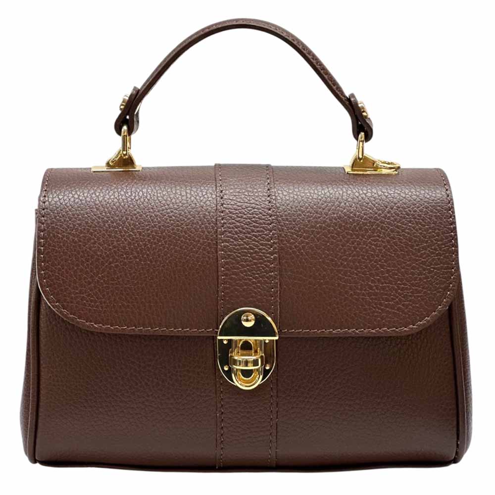 Bowling leather bag - Made In Italy