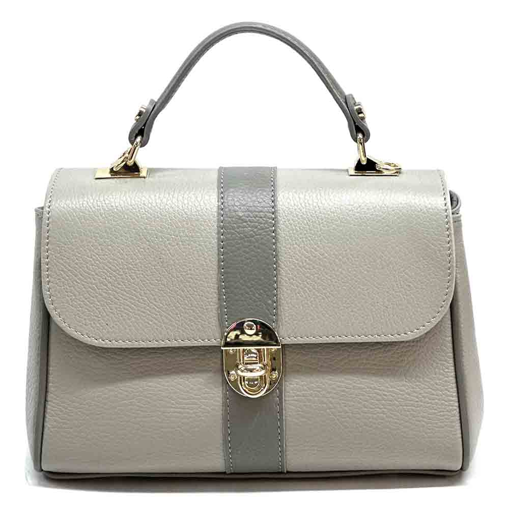 Bowling leather bag - Made In Italy