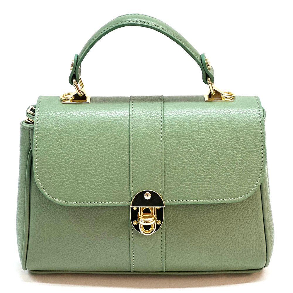 Bowling leather bag - Made In Italy