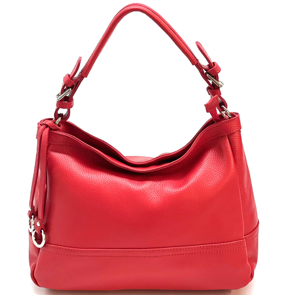 Elena Hobo Italian Leather Shoulder Bag - Made In Italy