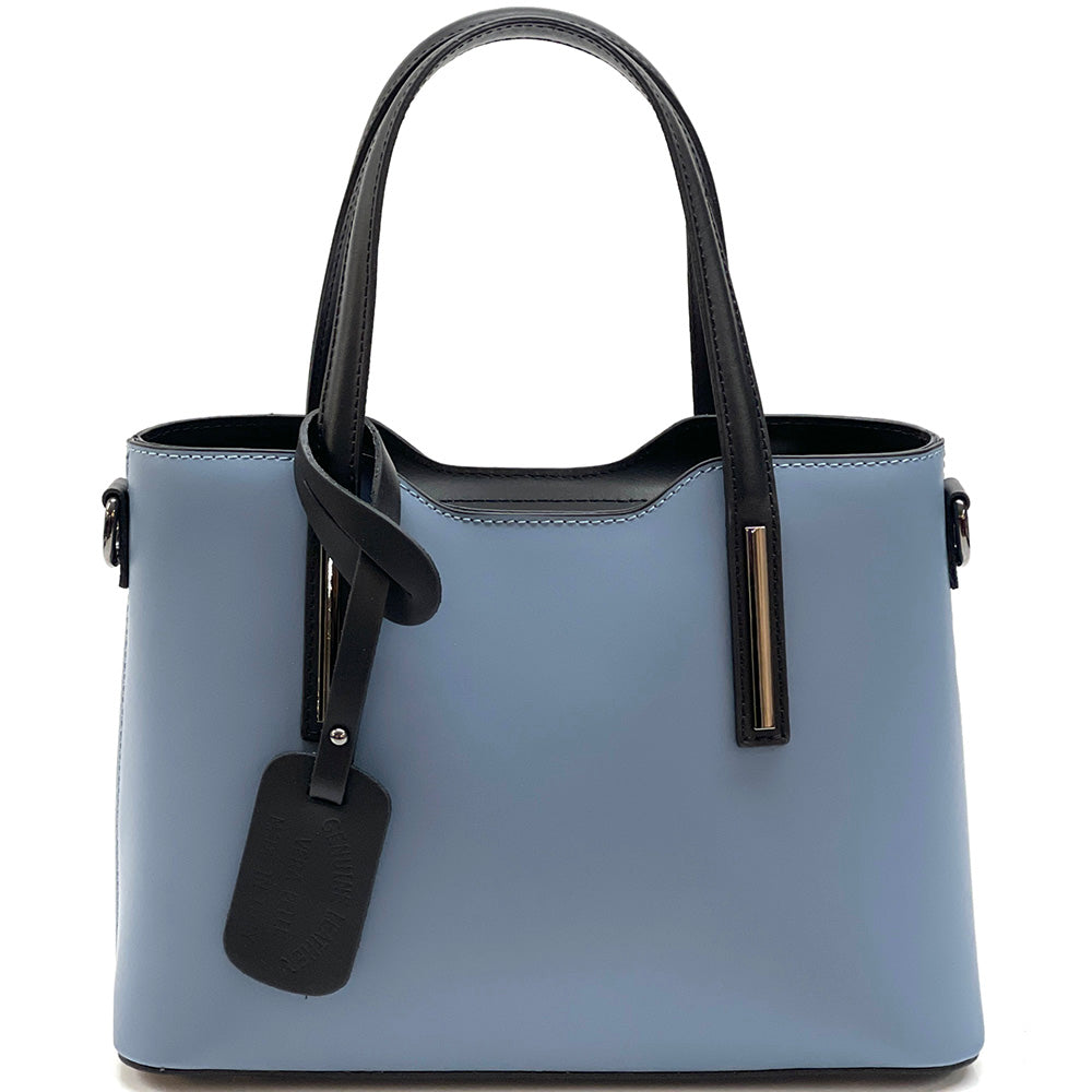 Emily leather Handbag - Made In Italy