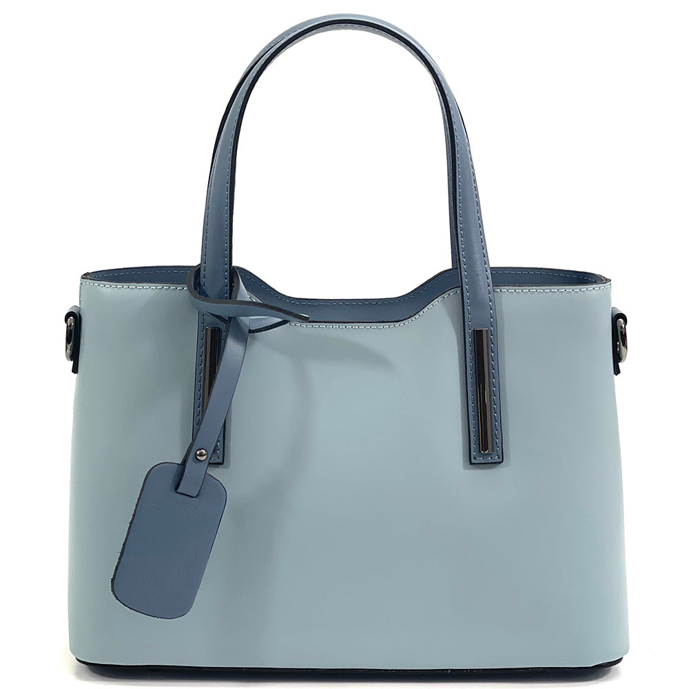 Emily leather Handbag - Made In Italy