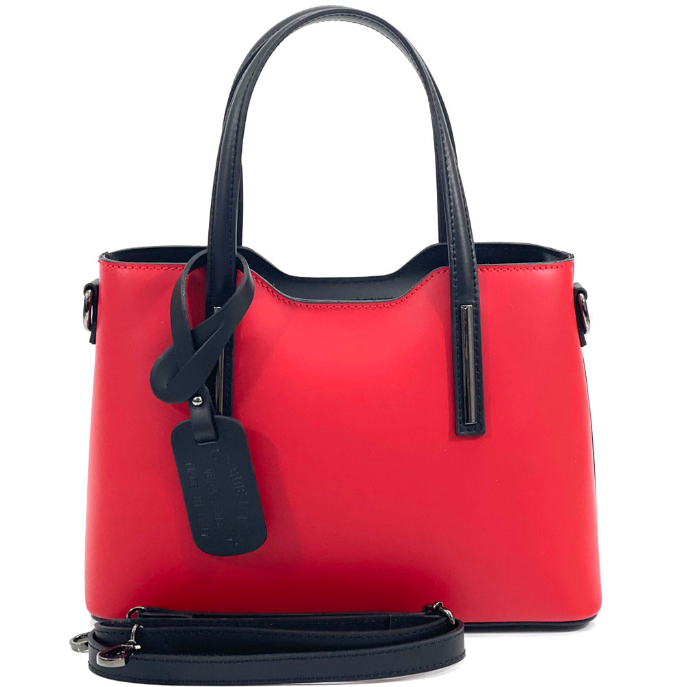 Emily leather Handbag - Made In Italy