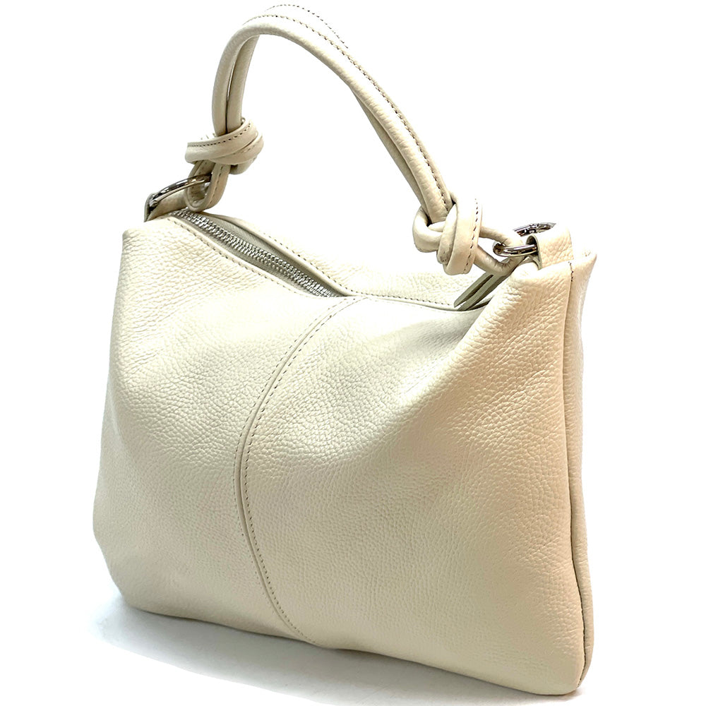 Lunaria Italian Leather Shoulder Bag - Made In Italy