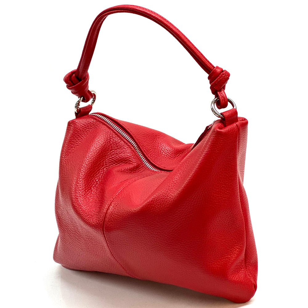 Lunaria Italian Leather Shoulder Bag - Made In Italy