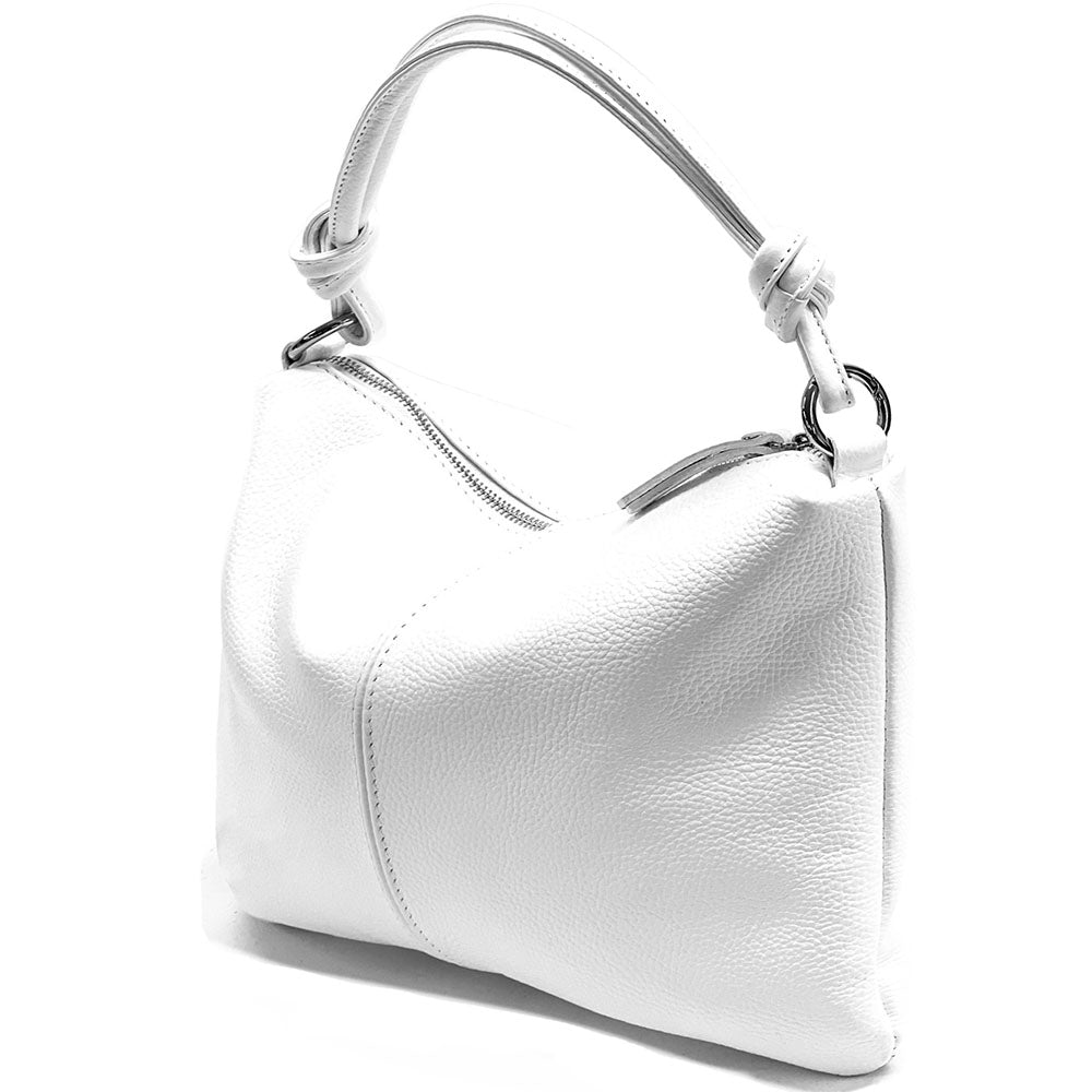 Lunaria Italian Leather Shoulder Bag - Made In Italy