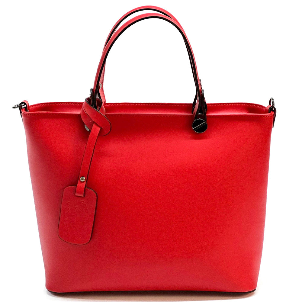 Raffaella Leather Tote Bag - Made In Italy