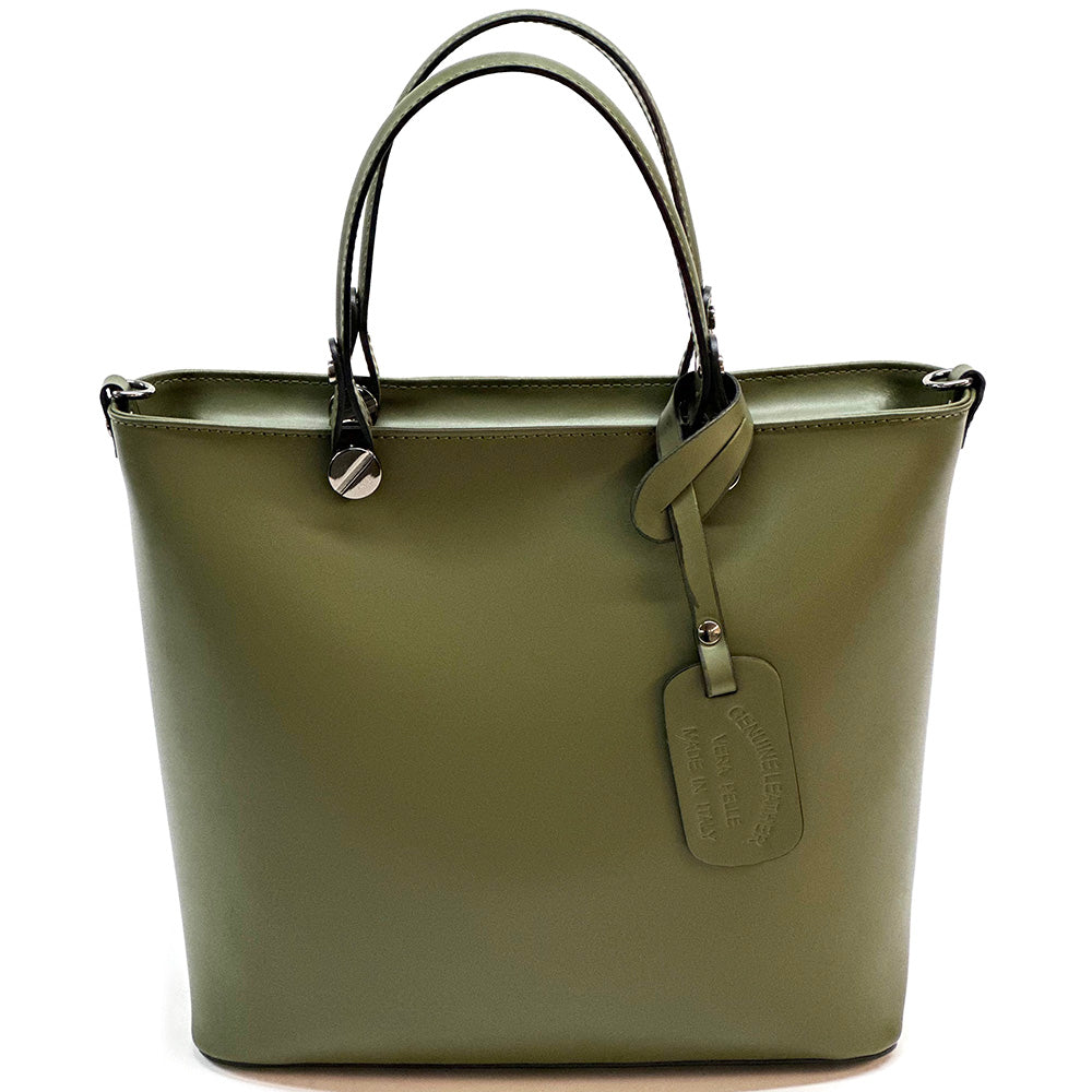 Raffaella Leather Tote Bag - Made In Italy