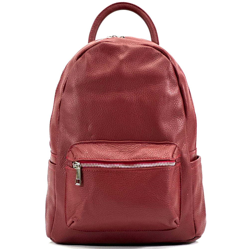 Santina Italian Leather Backpack - Made In Italy