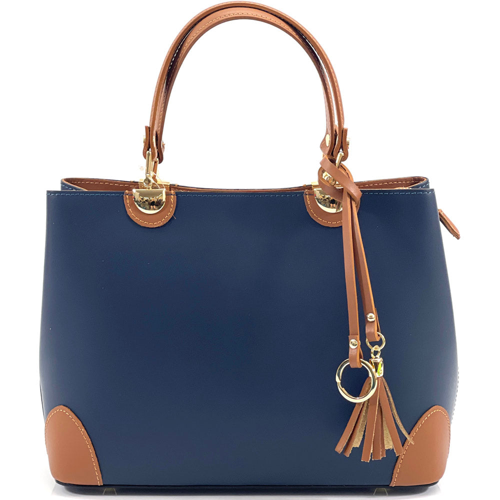 Irma leather handbag - Made In Italy