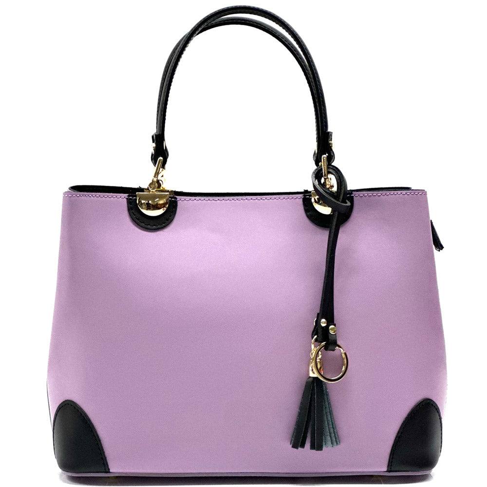 Irma leather handbag - Made In Italy