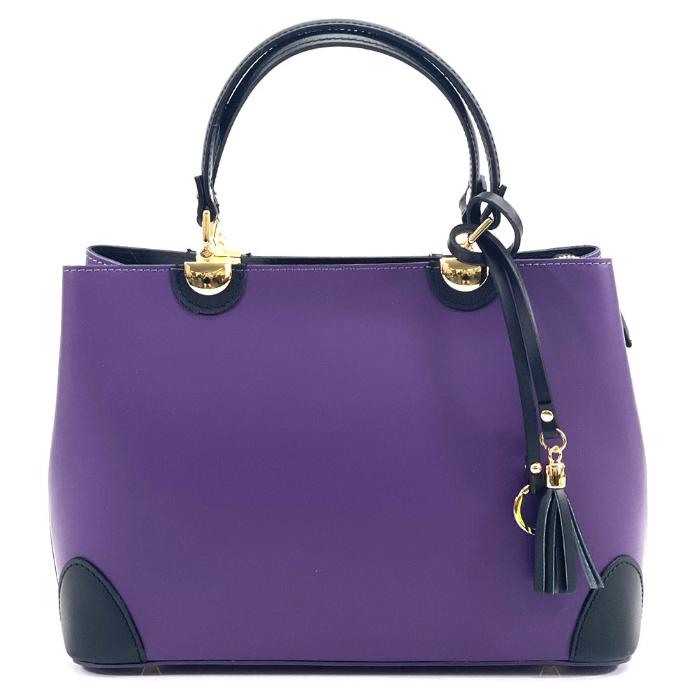 Irma leather handbag - Made In Italy