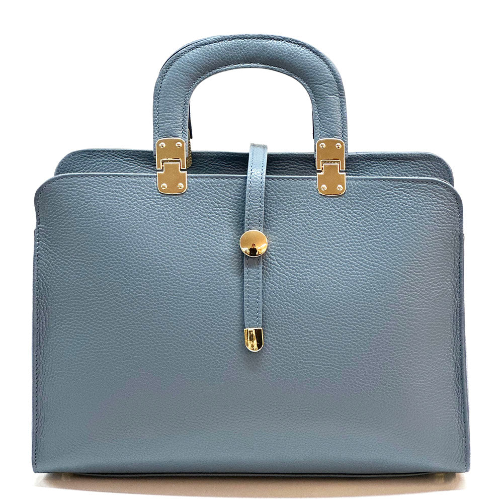Ermanno Leather Tote Bag - Made In Italy