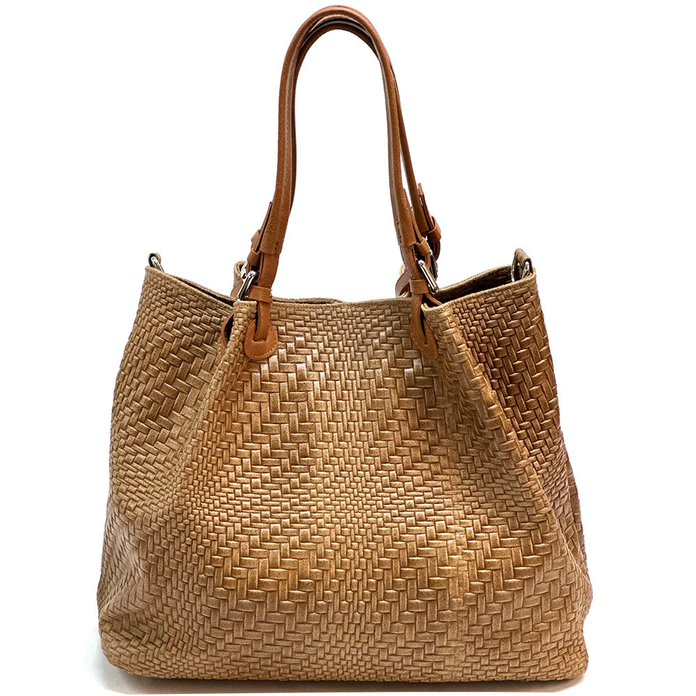 Debora S Leather Shoulder Bag - Made In Italy