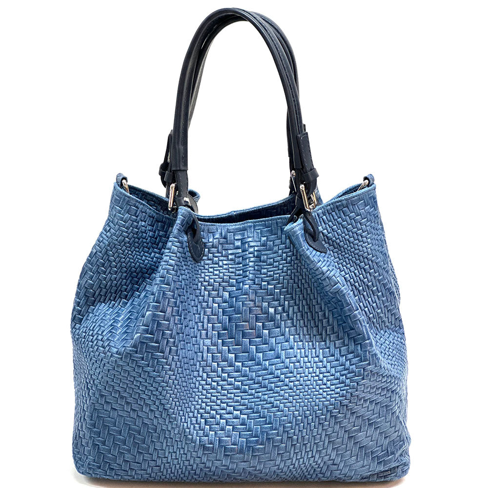 Debora S Leather Shoulder Bag - Made In Italy