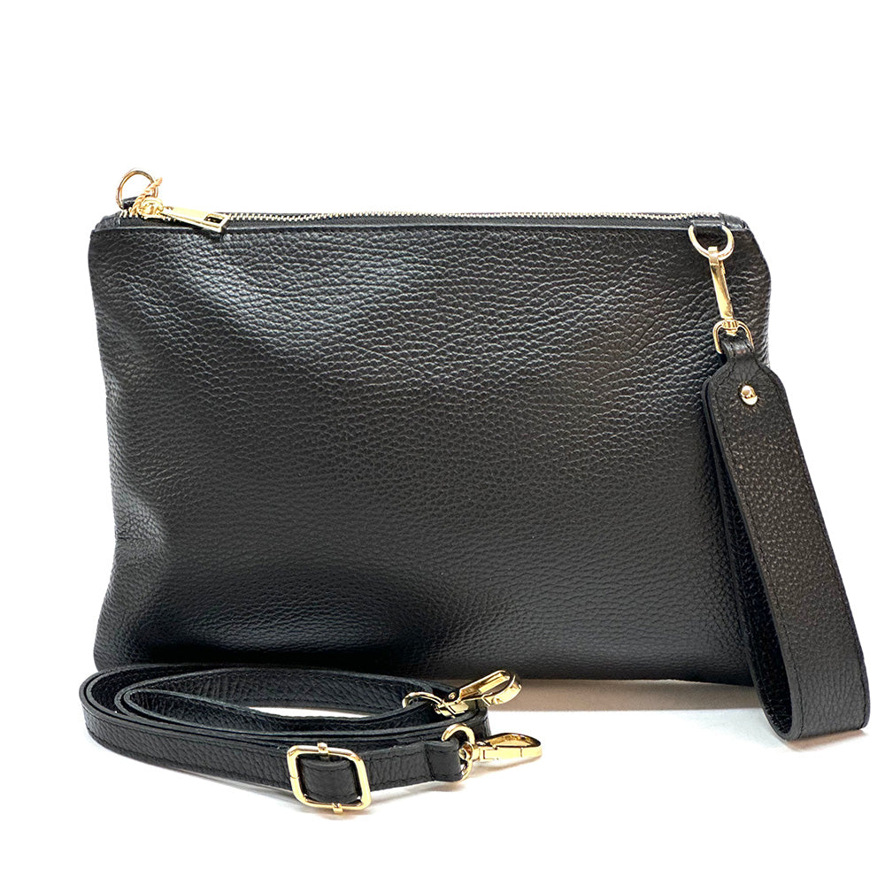Alba Italian Leather Pochette - Made In Italy