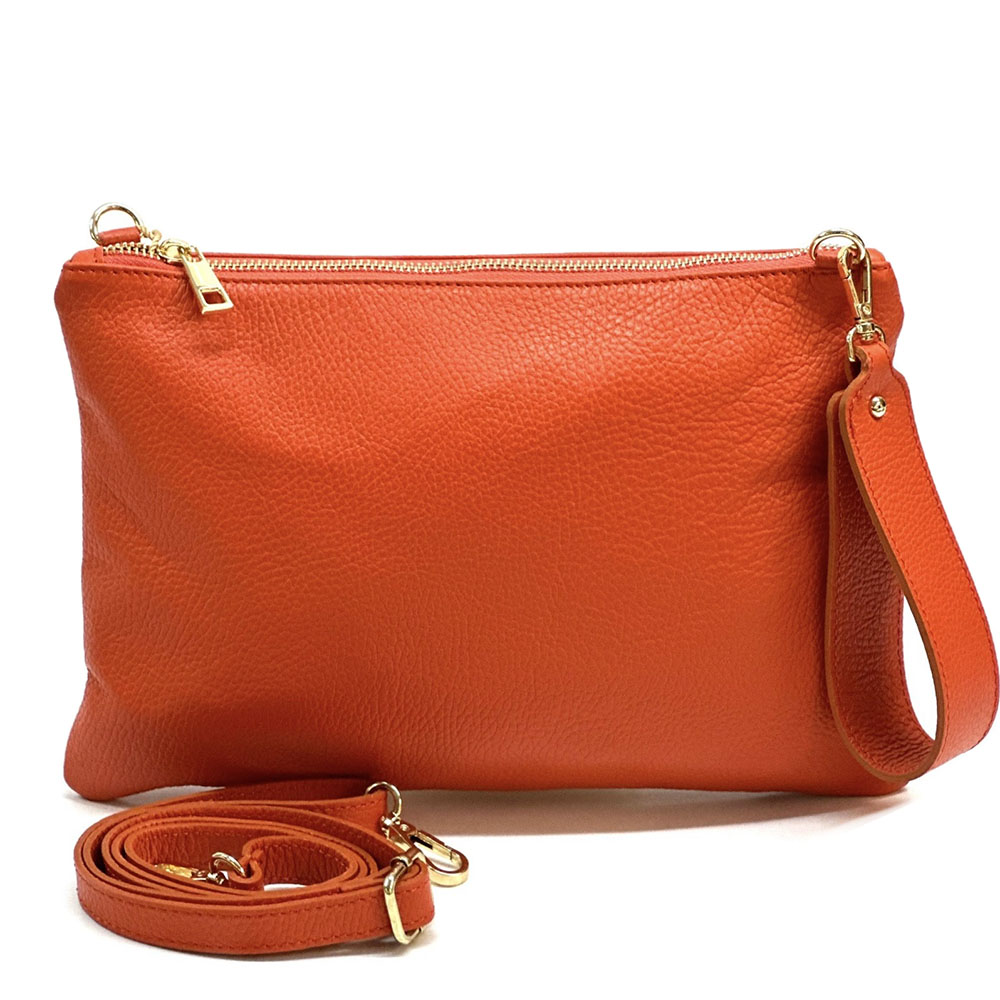 Alba Italian Leather Pochette - Made In Italy