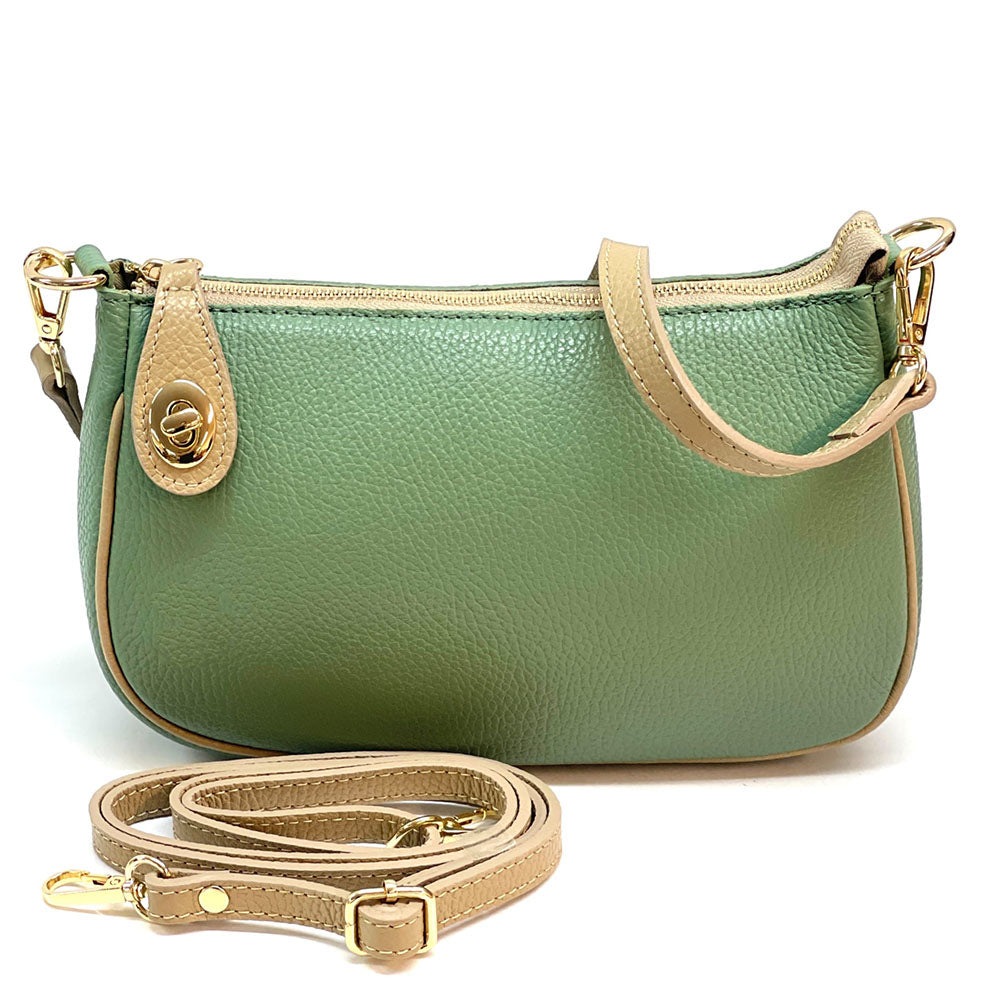 Sophia Classic cow Leather Bag - Made In Italy