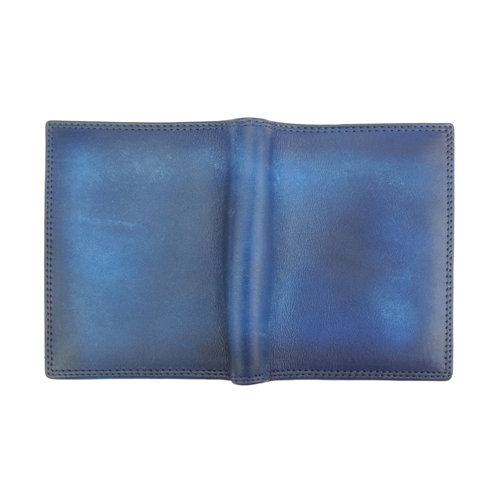 Wallet Alfio in vintage leather - Made In Italy