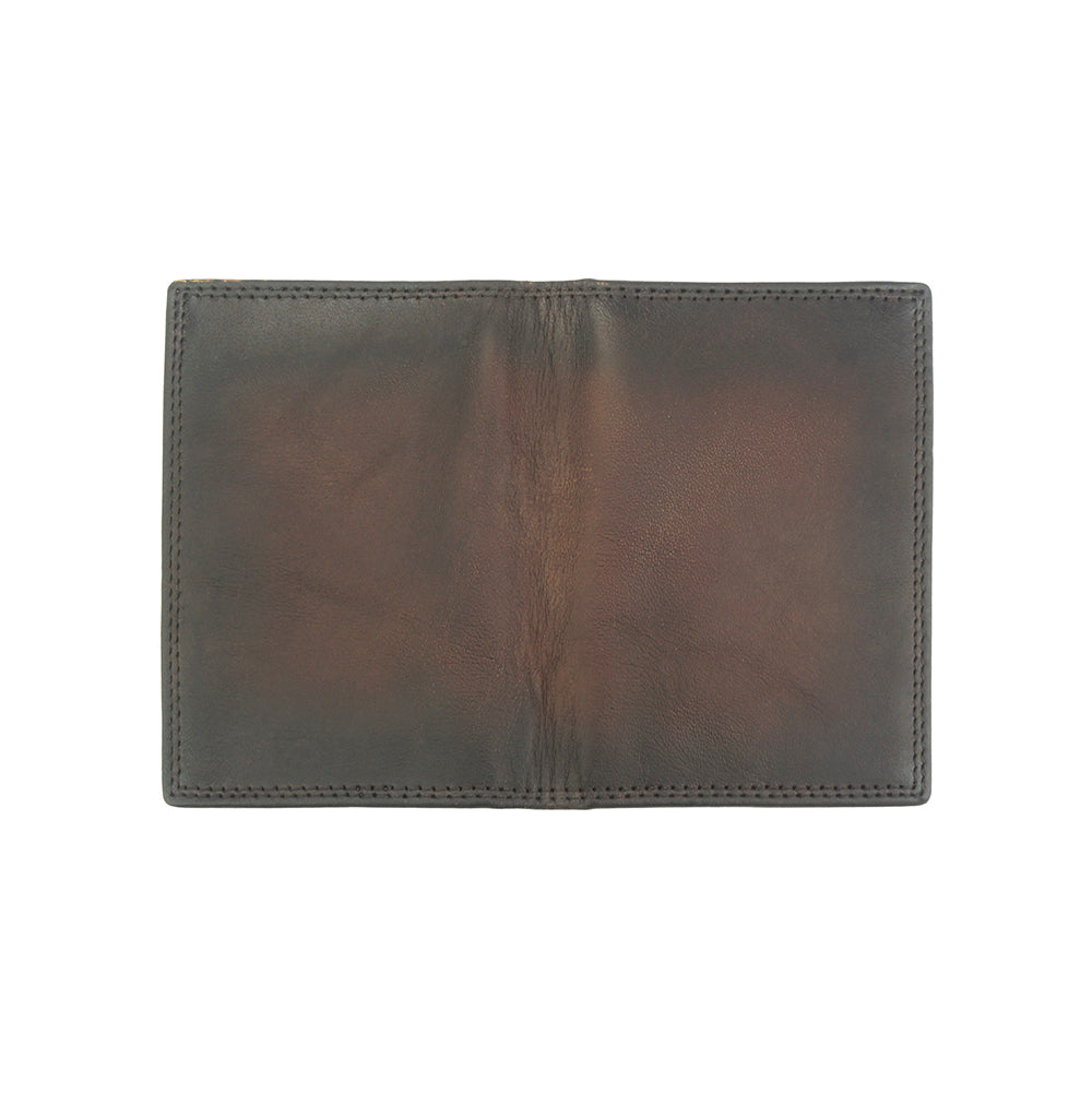 Roviero Vintage Leather Card Wallet - Made In Italy