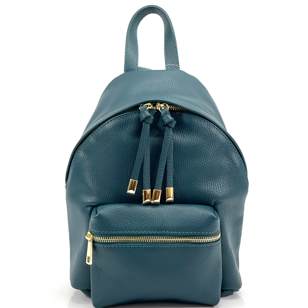 Harper leather backpack - Made In Italy