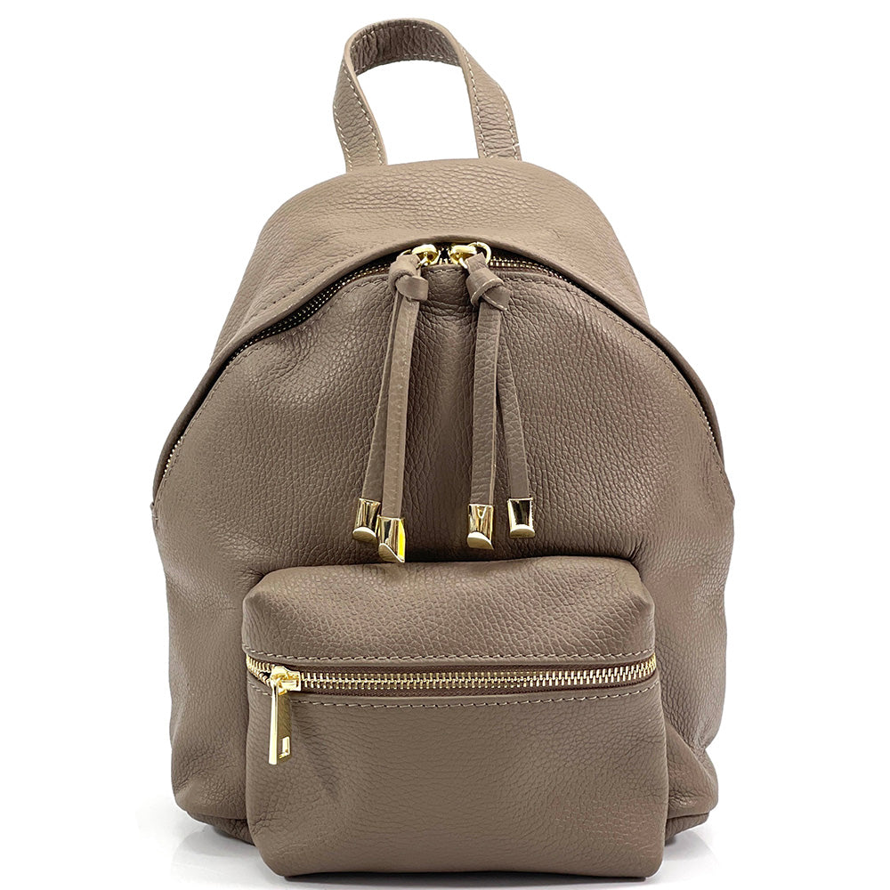 Harper leather backpack - Made In Italy