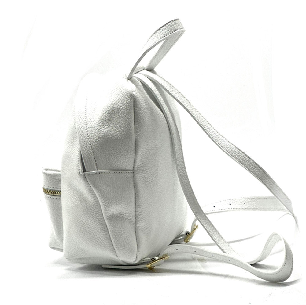 Harper leather backpack - Made In Italy