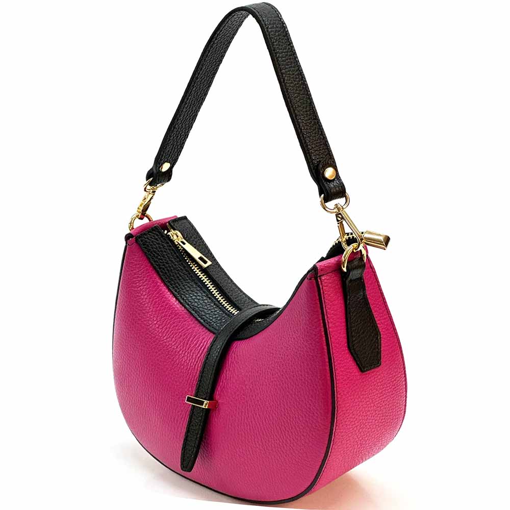 Felisa Hobo Cow Leather Bag - Made In Italy