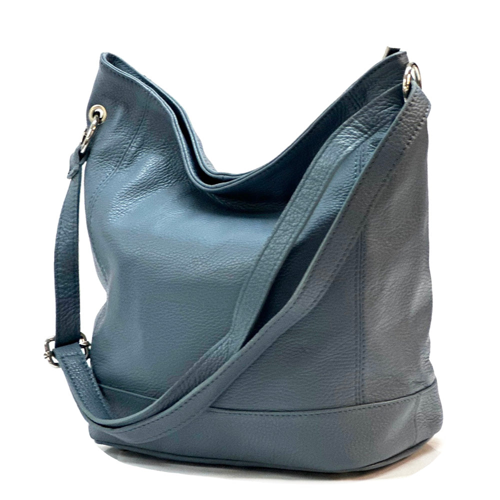 Alisia Leather Hobo Bag - Made In Italy
