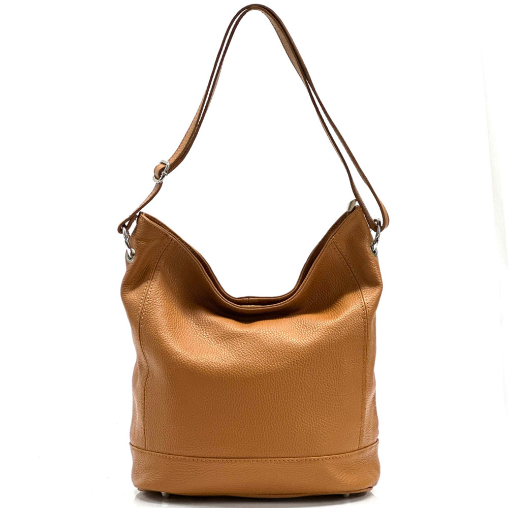 Alisia Leather Hobo Bag - Made In Italy
