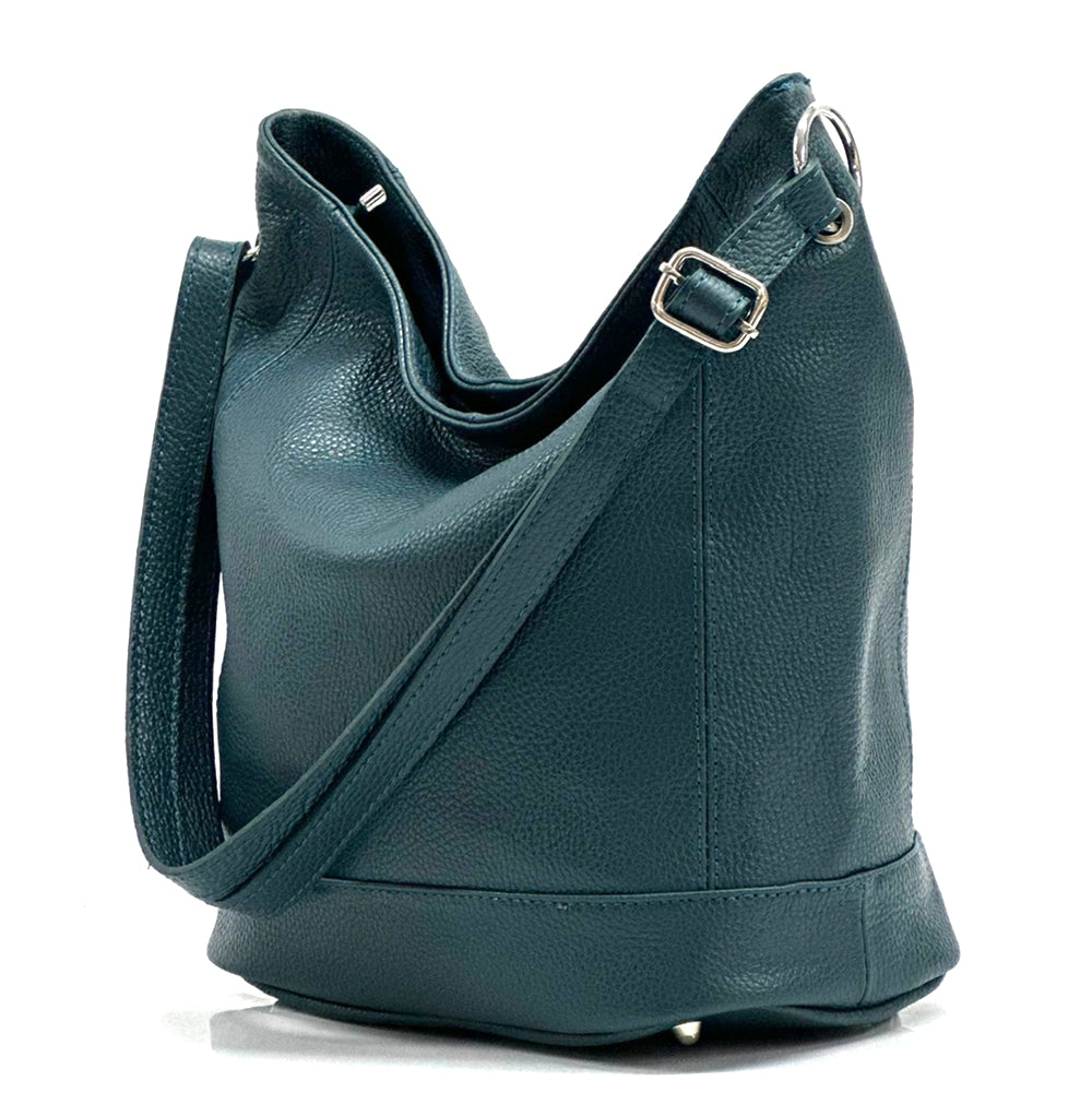Alisia Leather Hobo Bag - Made In Italy