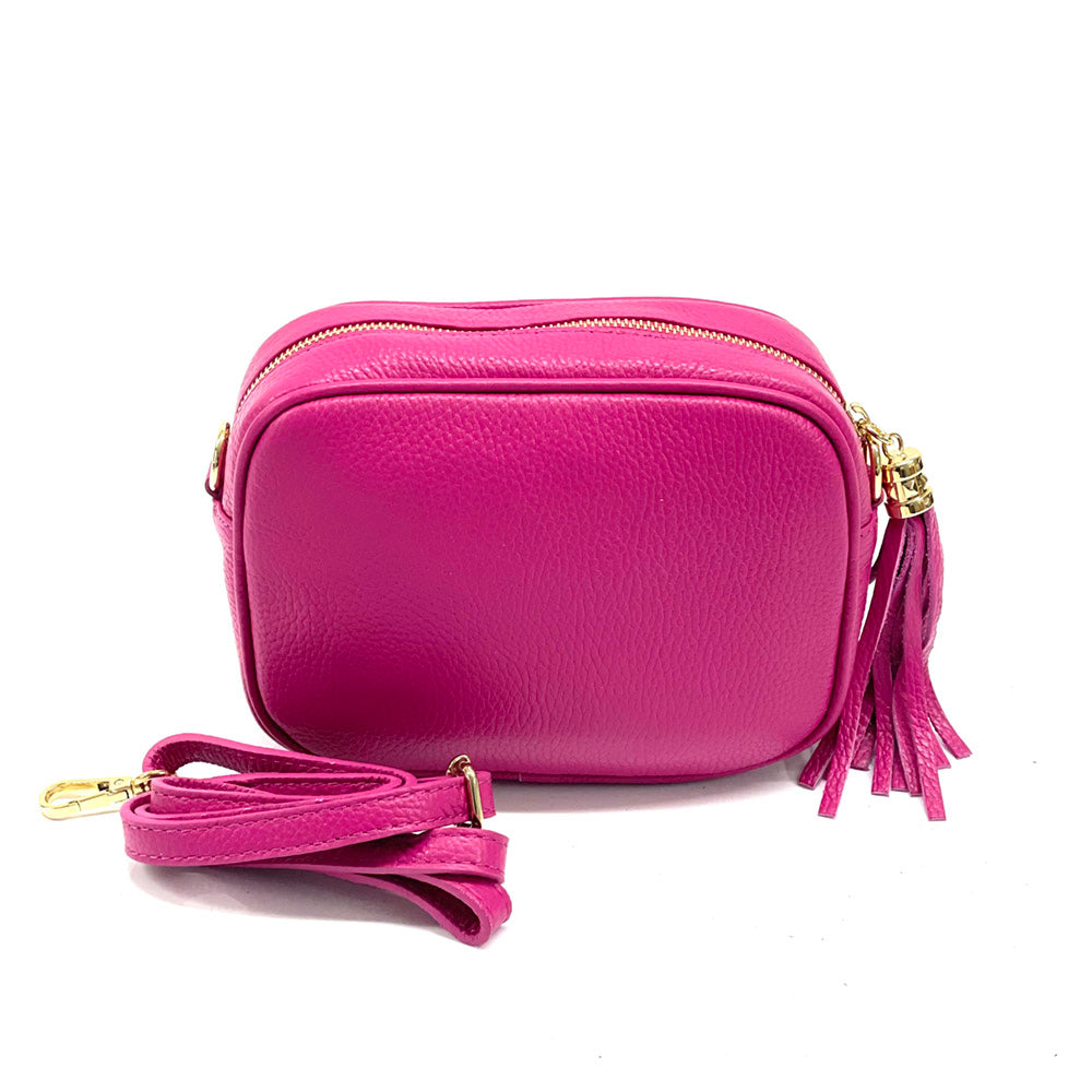 Amara leather shoulder bag - Made In Italy