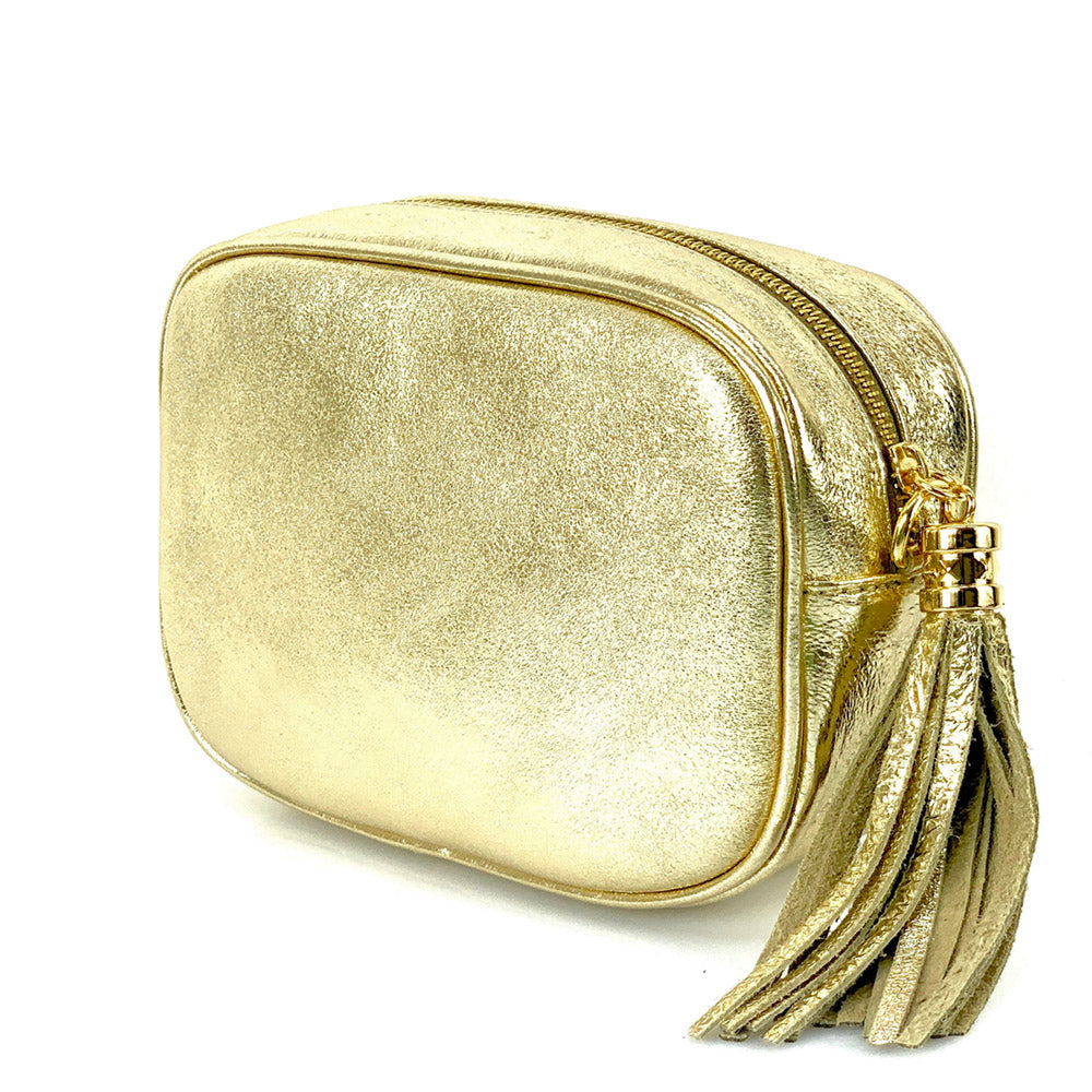 Amara leather shoulder bag - Made In Italy