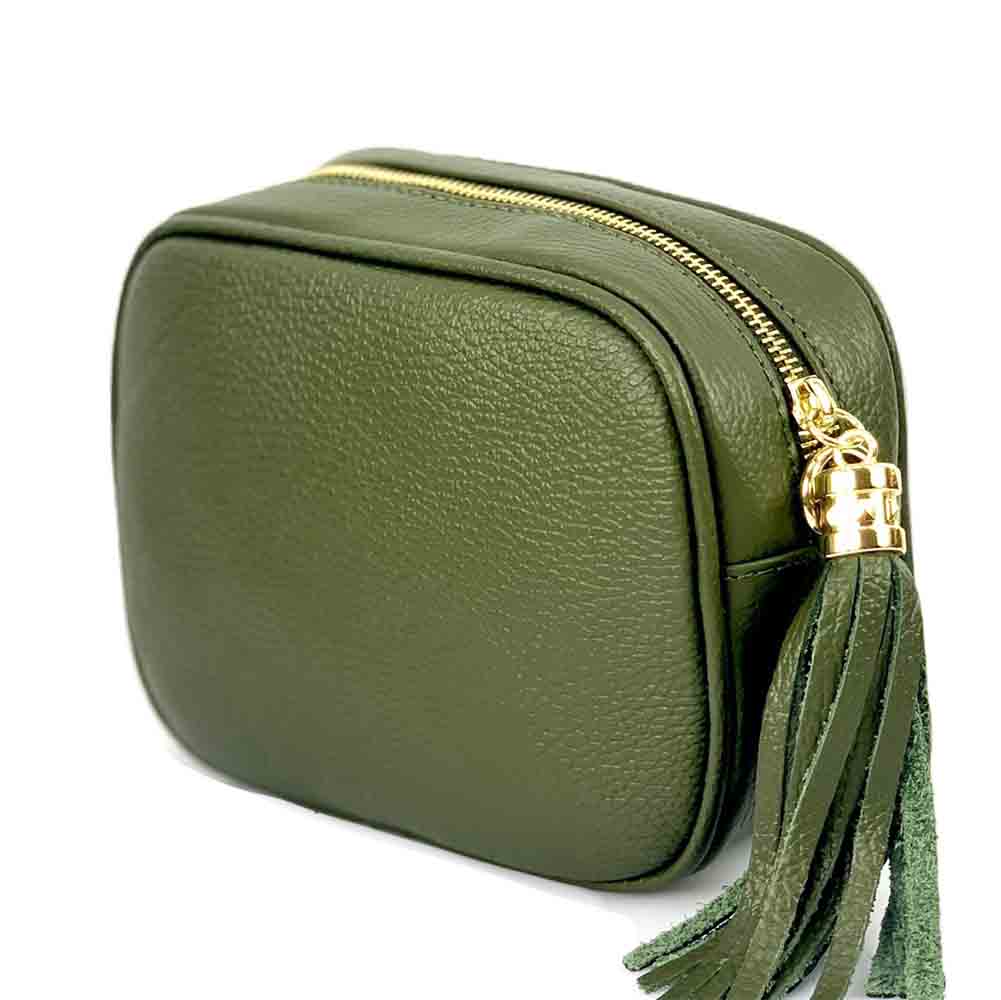 Amara leather shoulder bag - Made In Italy