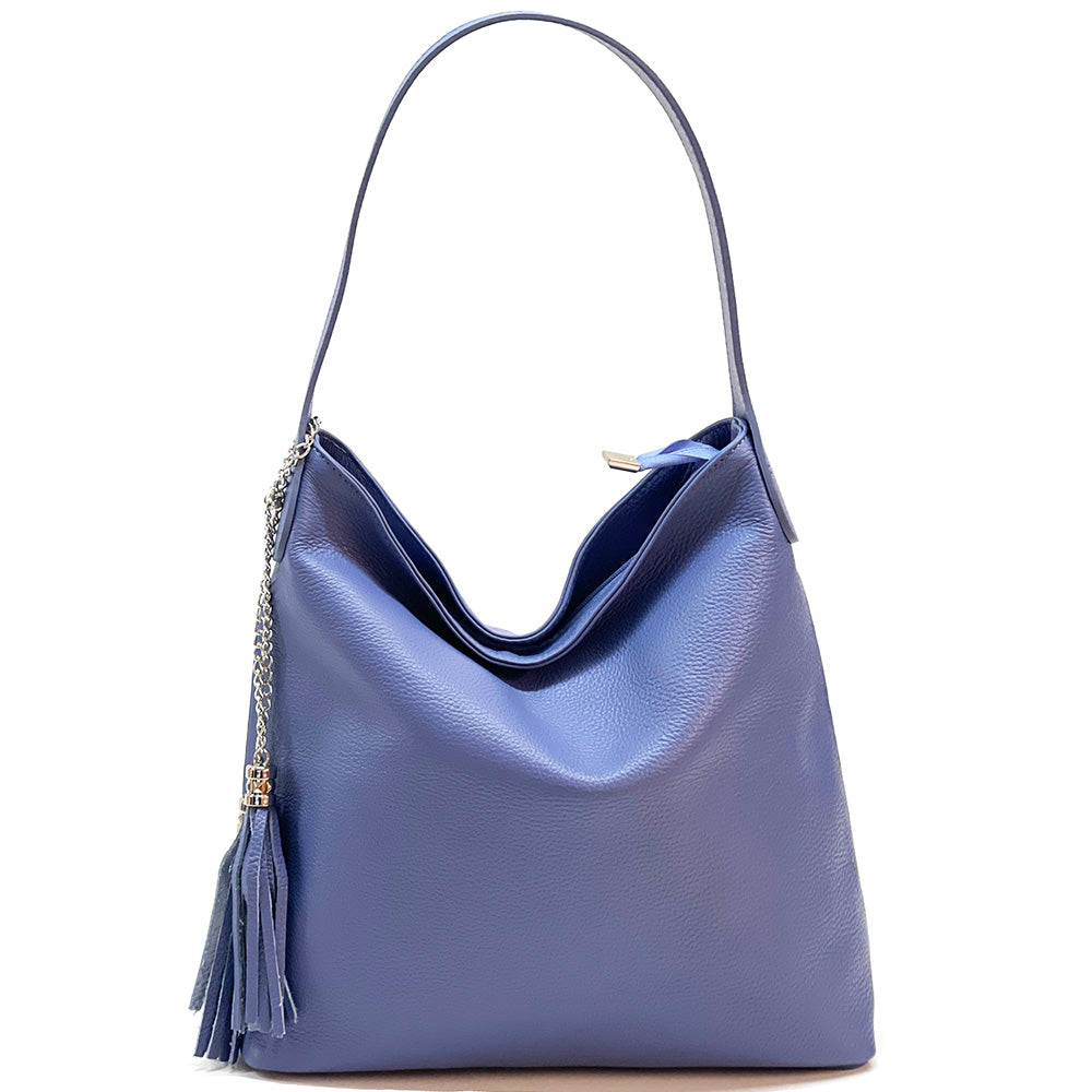 Prudenzia Leather Shoulder Bag - Made In Italy