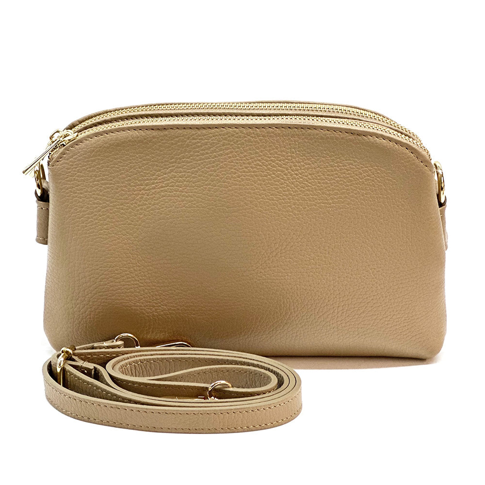 Rufina cow leather clutch - Made In Italy