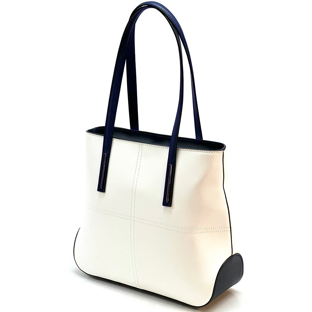 Linea Italian Leather Tote Bag - Made In Italy