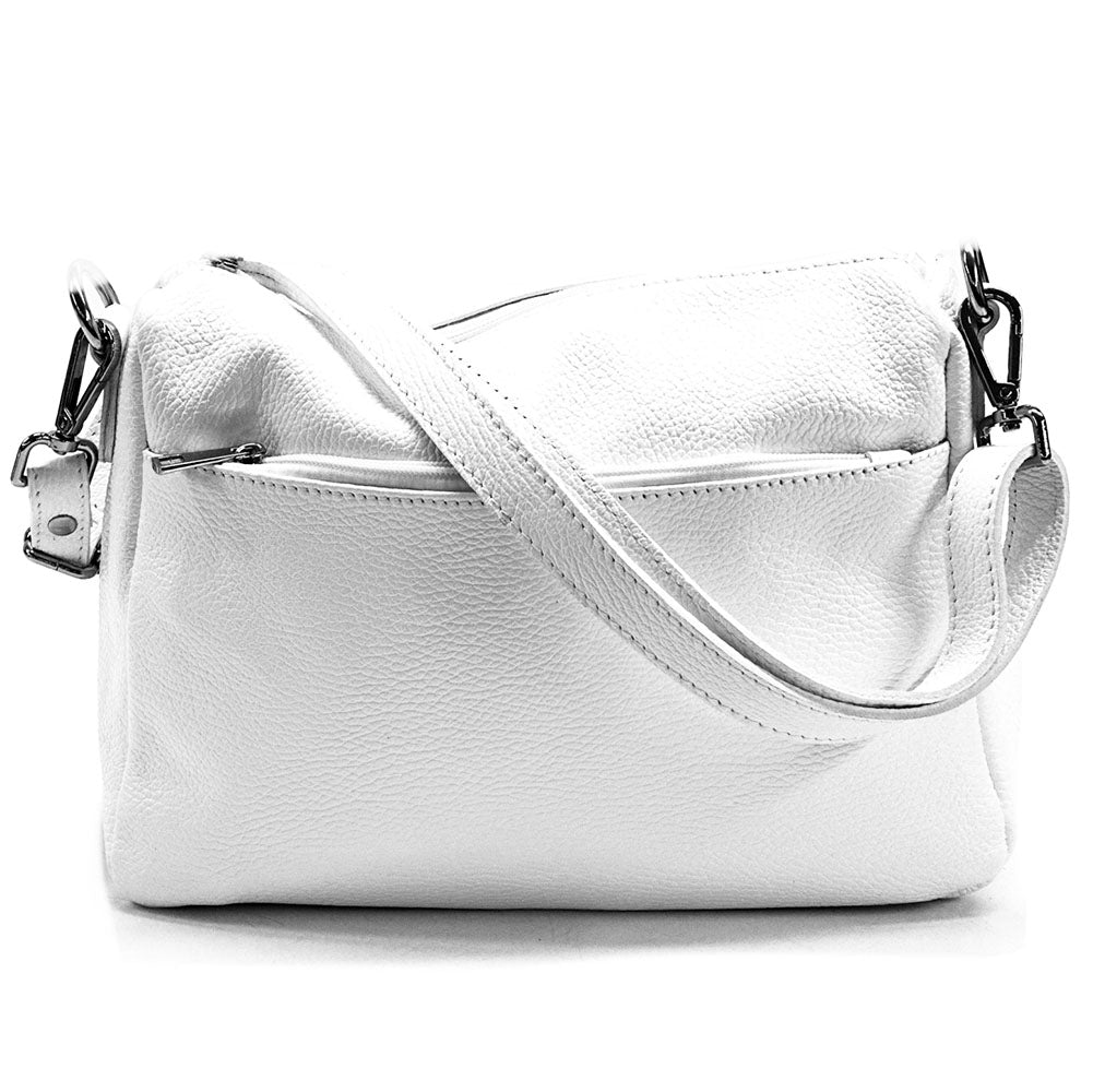 Gianluigi cross body cow leather bag - Made In Italy