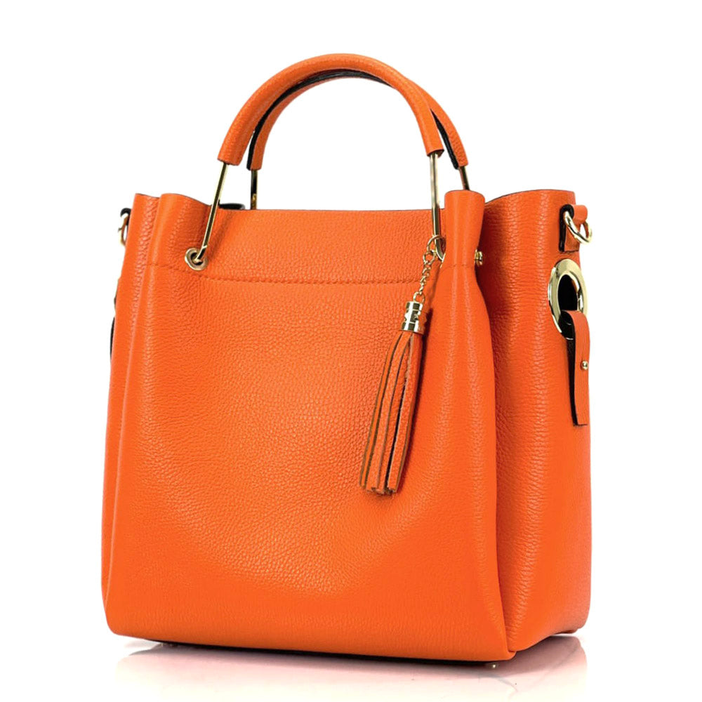 Veronica leather handbag - Made In Italy