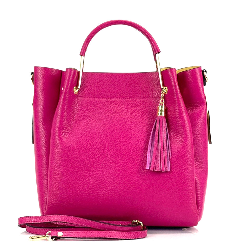Veronica leather handbag - Made In Italy