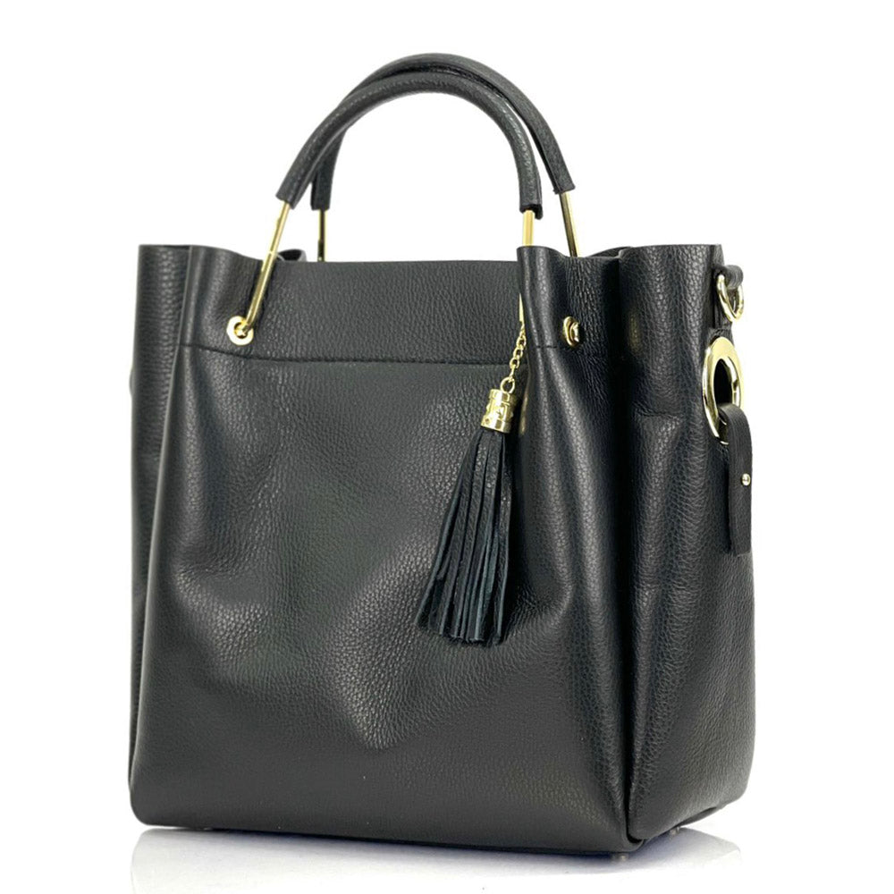 Veronica leather handbag - Made In Italy