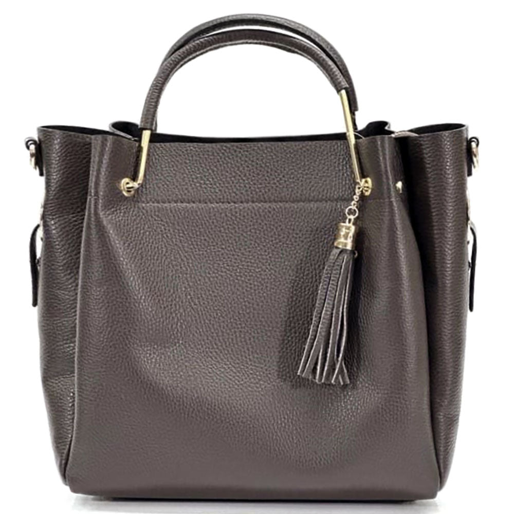 Veronica leather handbag - Made In Italy