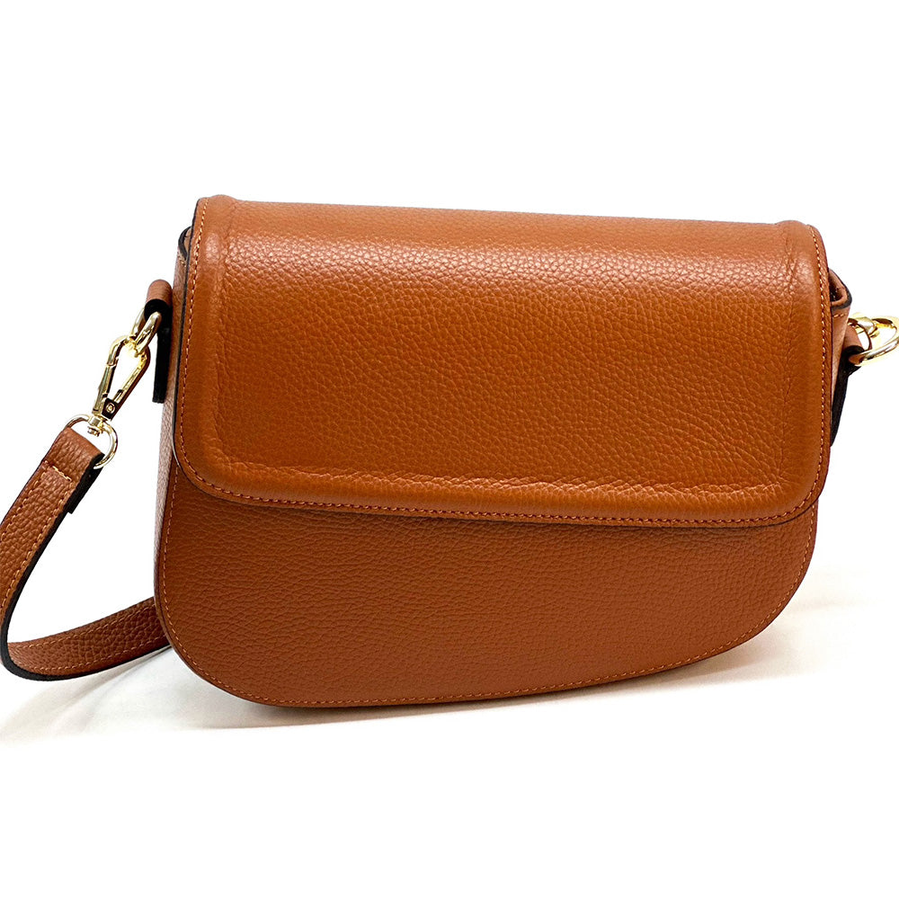 Licia leather shoulder bag - Made In Italy