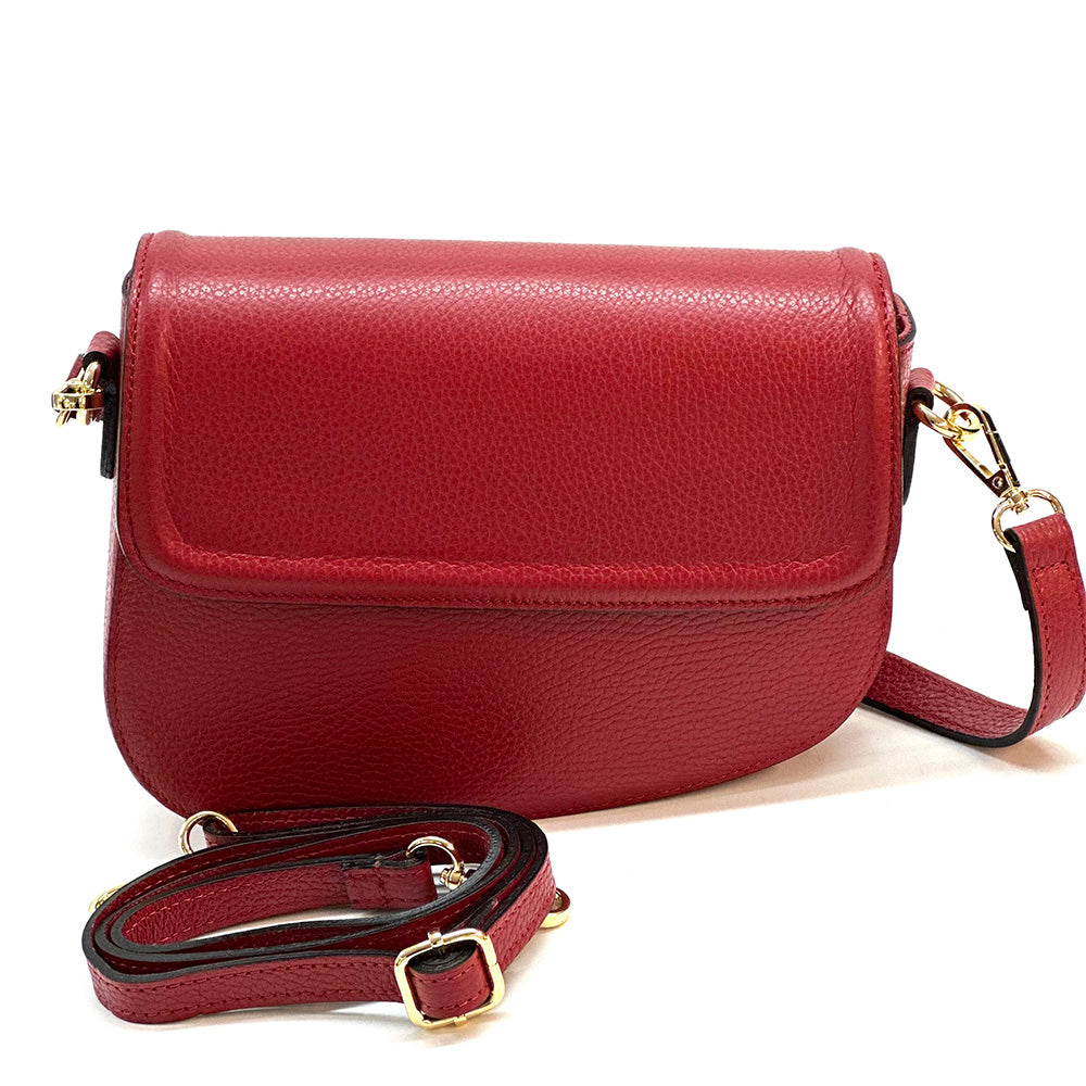 Licia leather shoulder bag - Made In Italy
