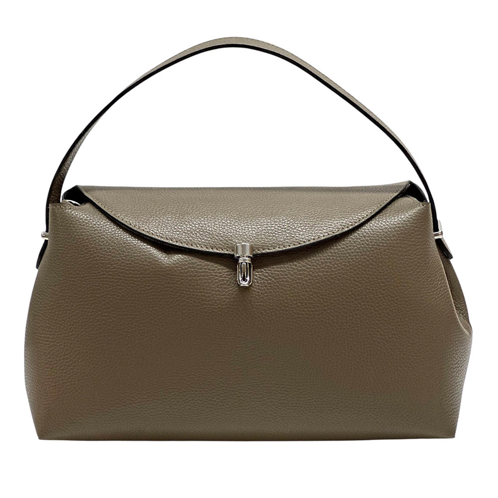 Fulvia Leather Handbag - Made In Italy